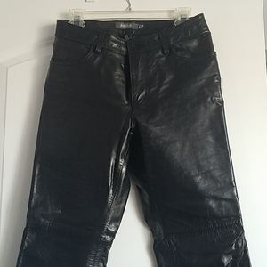 Leather pants